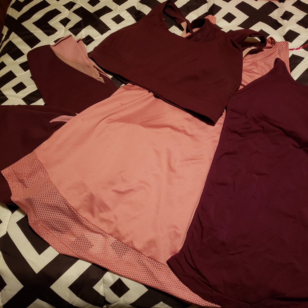 Fabletics workout set.